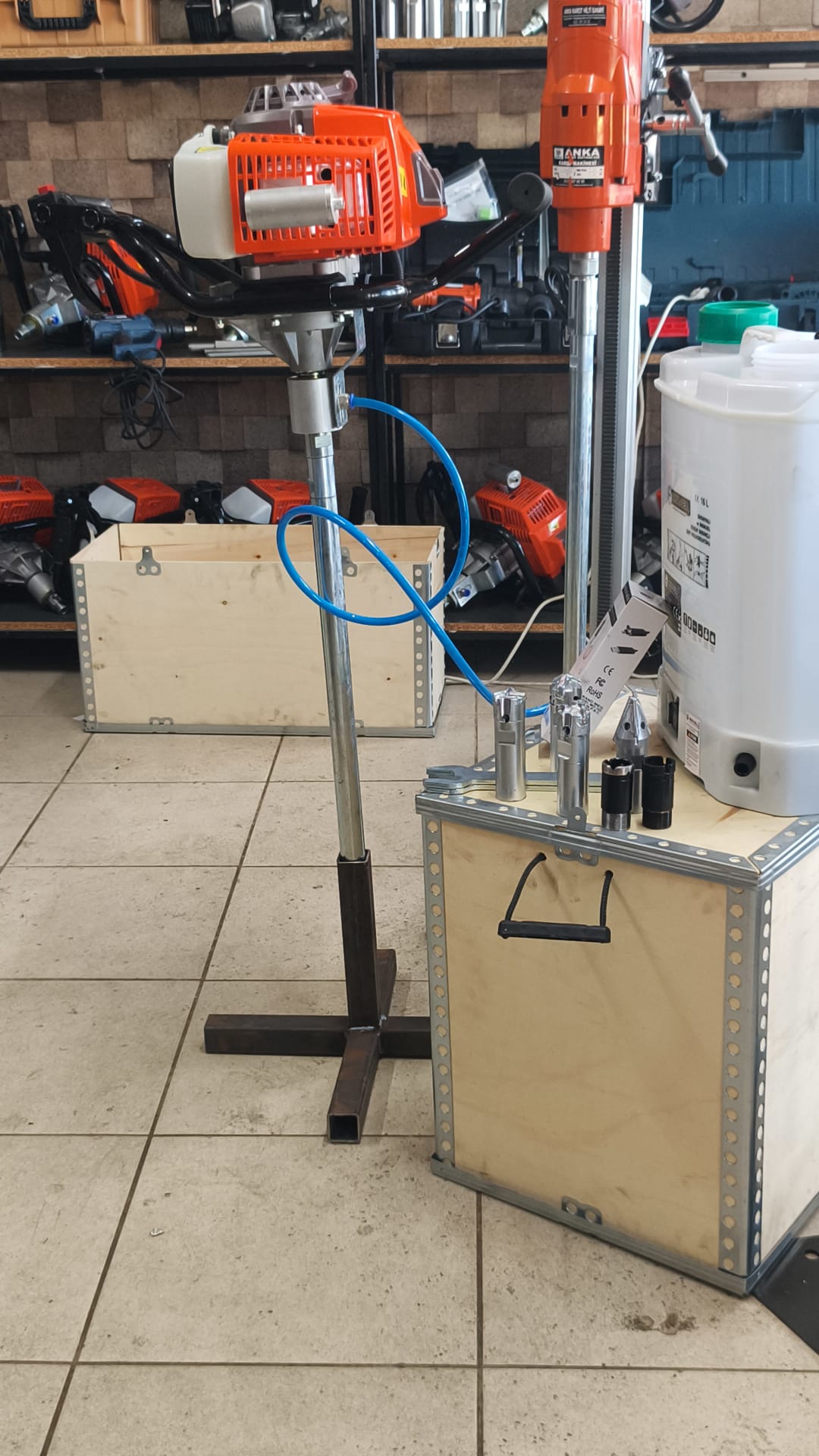 5.5 HP Benzinli El Sondaj Makinesi